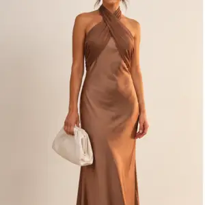Sienna Satin Halter Gown